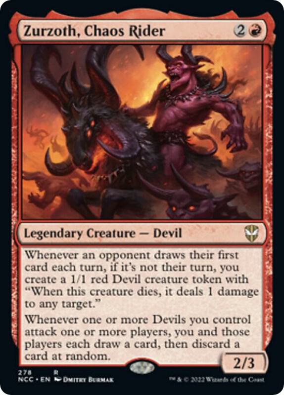 Zurzoth, Chaos Rider 278 card from Commander: Streets of New Capenna