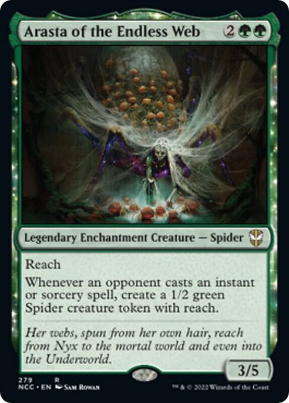 Arasta of the Endless Web 279 card from Commander: Streets of New Capenna