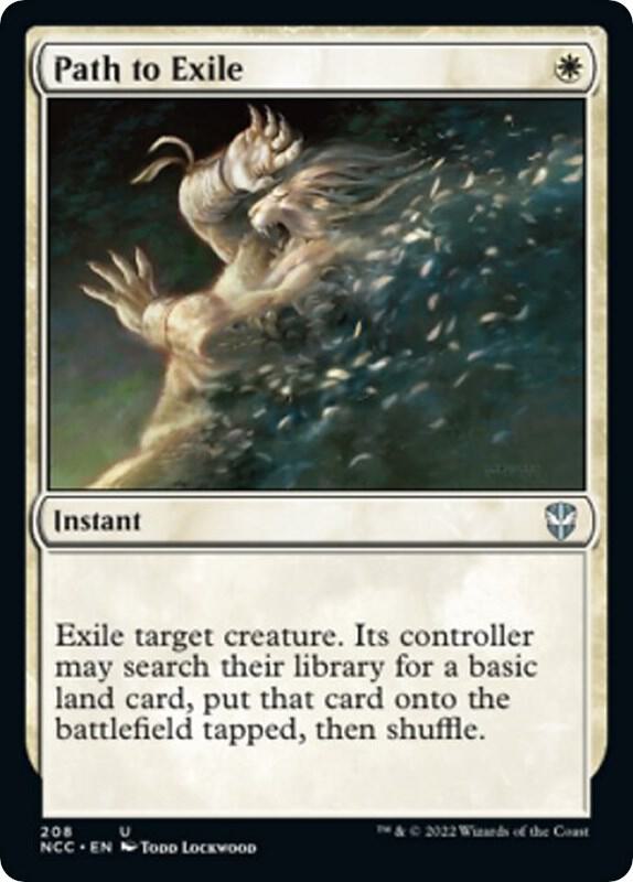 Path to Exile 208 card from Commander: Streets of New Capenna