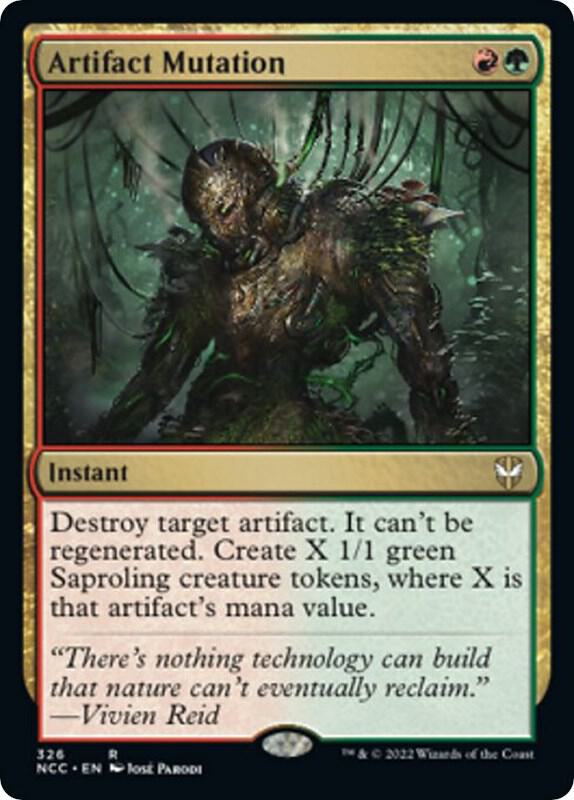 Artifact Mutation 326 card from Commander: Streets of New Capenna