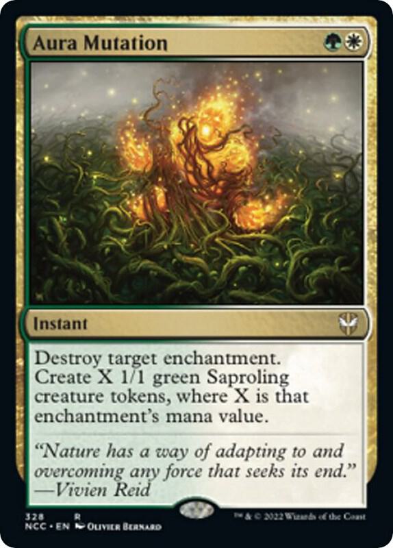 Aura Mutation 328 card from Commander: Streets of New Capenna