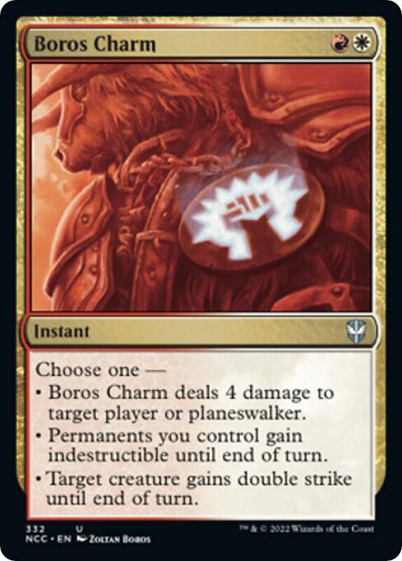 Boros Charm 332 card from Commander: Streets of New Capenna