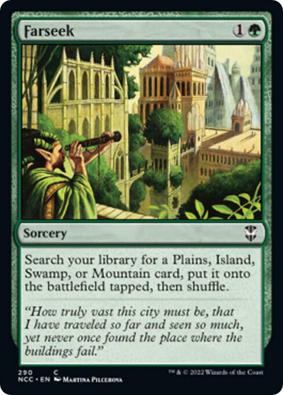 Farseek 290 card from Commander: Streets of New Capenna