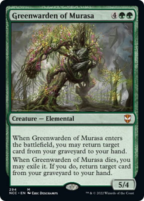 Greenwarden of Murasa 294 card from Commander: Streets of New Capenna