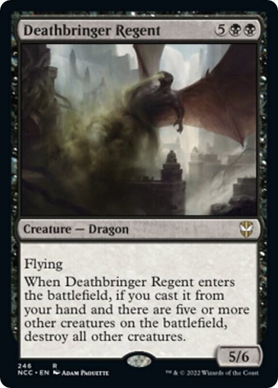 Deathbringer Regent 246 card from Commander: Streets of New Capenna