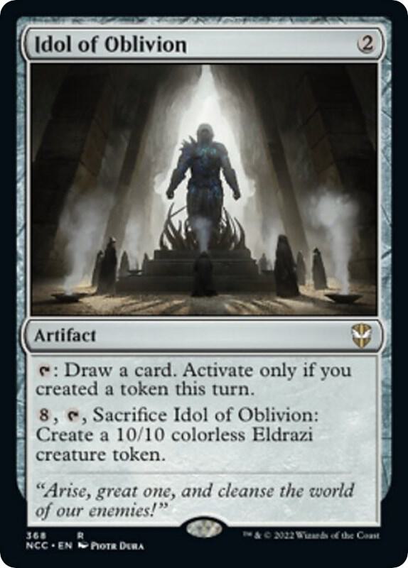 Idol of Oblivion 368 card from Commander: Streets of New Capenna