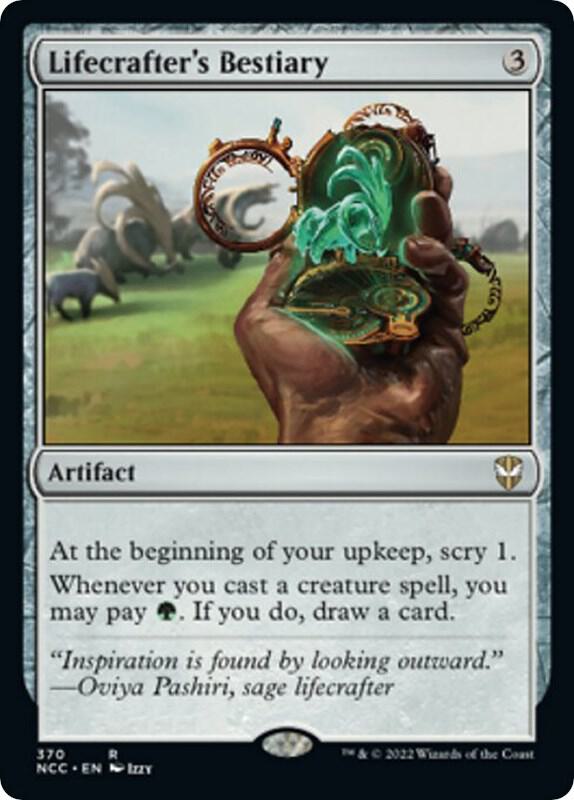 Lifecrafter's Bestiary 370 card from Commander: Streets of New Capenna