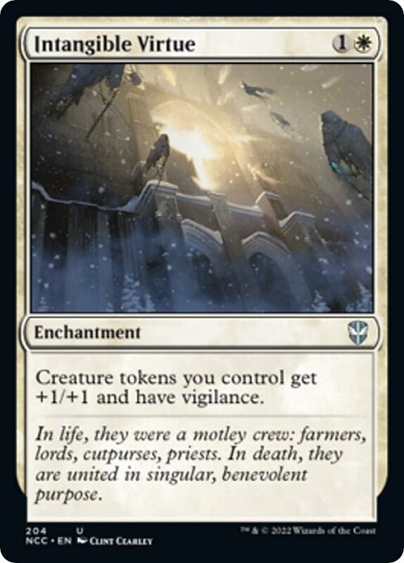 Intangible Virtue 204 card from Commander: Streets of New Capenna