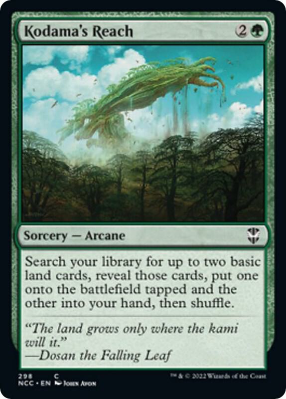 Kodama's Reach 298 card from Commander: Streets of New Capenna