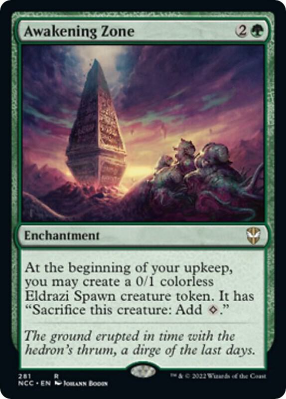 Awakening Zone 281 card from Commander: Streets of New Capenna