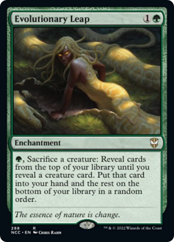 Evolutionary Leap 288 card from Commander: Streets of New Capenna