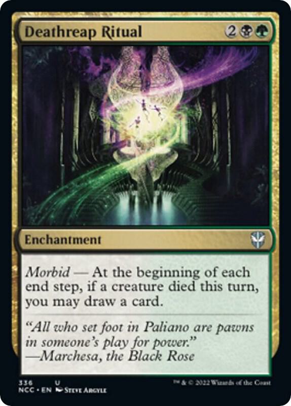 Deathreap Ritual 336 card from Commander: Streets of New Capenna