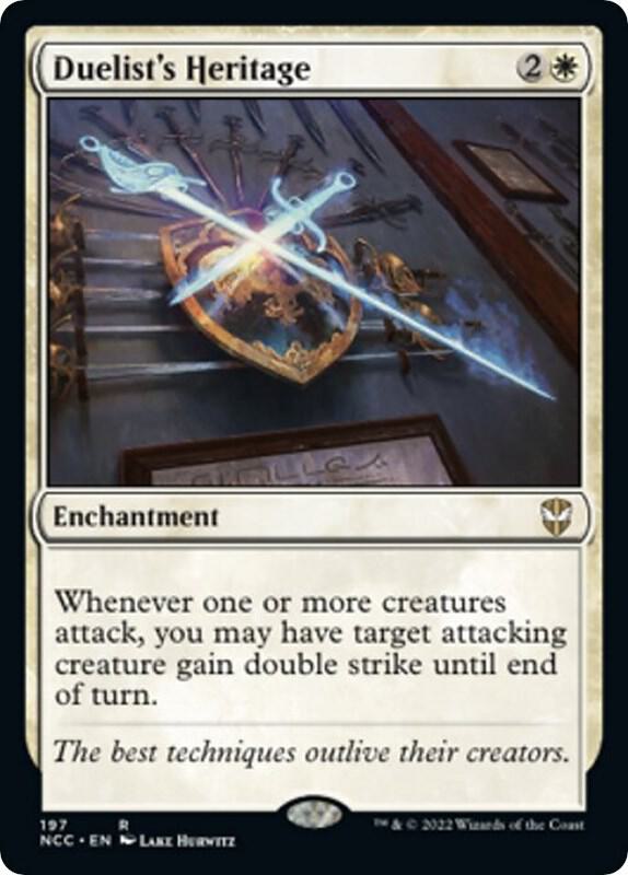 Duelist's Heritage 197 card from Commander: Streets of New Capenna