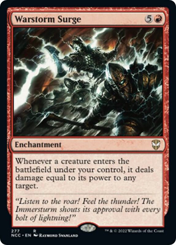 Warstorm Surge 277 card from Commander: Streets of New Capenna