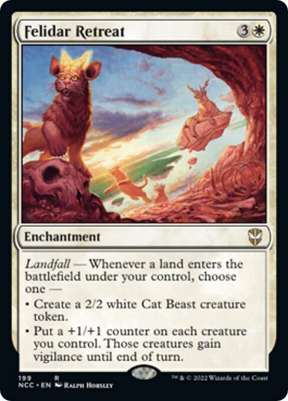Felidar Retreat 199 card from Commander: Streets of New Capenna