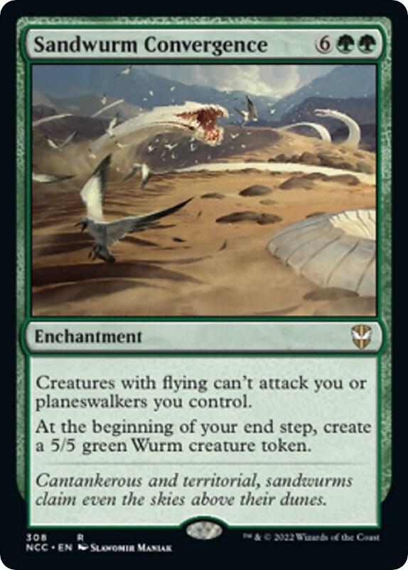 Sandwurm Convergence 308 card from Commander: Streets of New Capenna