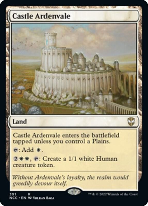 Castle Ardenvale 391 card from Commander: Streets of New Capenna