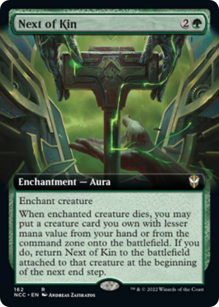 Next of Kin (Extended Art) 162 card from Commander: Streets of New Capenna