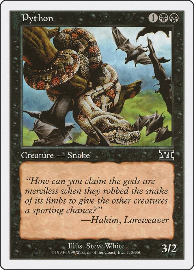 Python 150 card from Classic Sixth Edition
