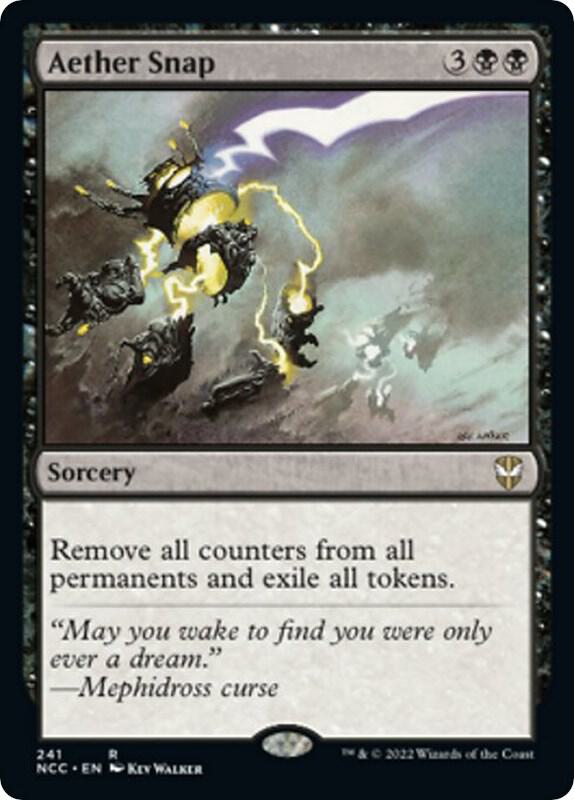 Aether Snap 241 card from Commander: Streets of New Capenna