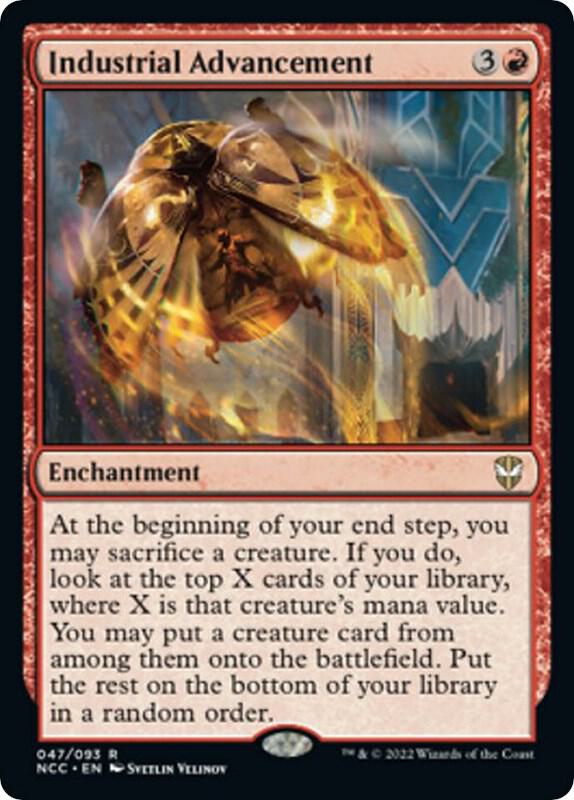 Industrial Advancement 47 card from Commander: Streets of New Capenna