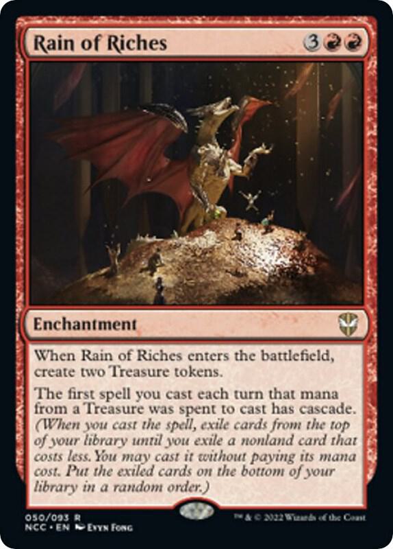 Rain of Riches 50 card from Commander: Streets of New Capenna