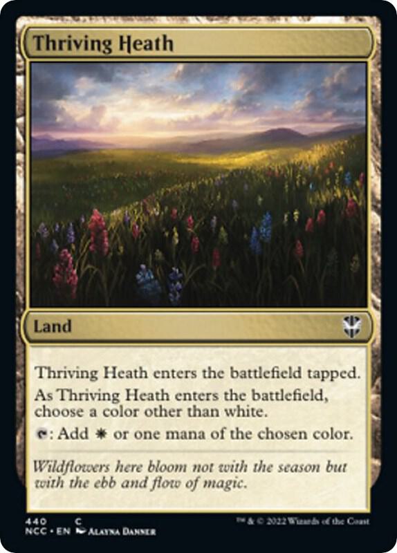 Thriving Heath 440 card from Commander: Streets of New Capenna
