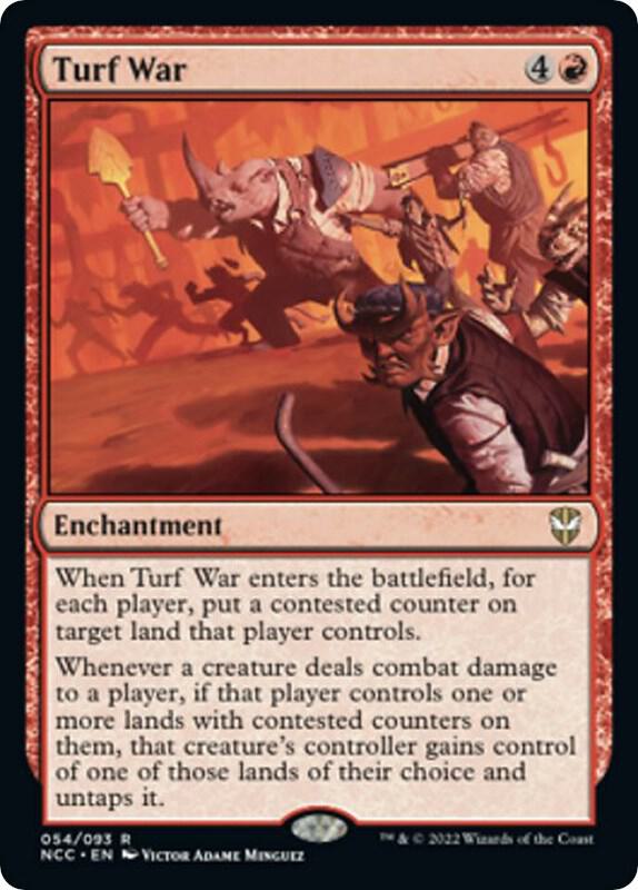 Turf War 54 card from Commander: Streets of New Capenna