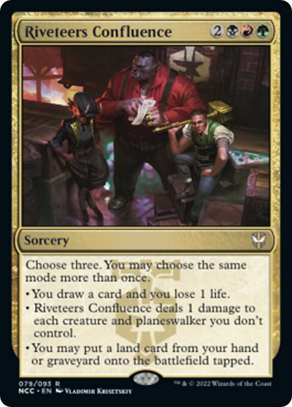 Riveteers Confluence 79 card from Commander: Streets of New Capenna