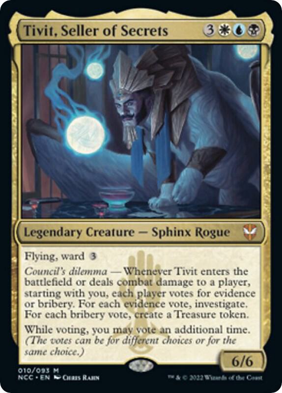 Tivit, Seller of Secrets 10 card from Commander: Streets of New Capenna