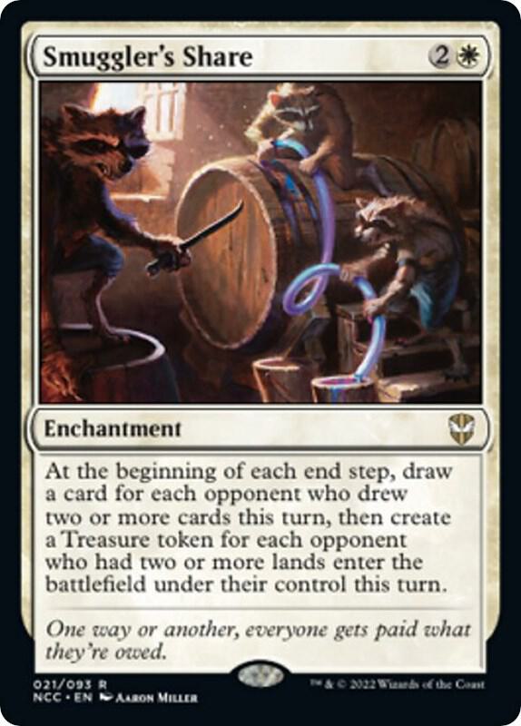 Smuggler's Share 21 card from Commander: Streets of New Capenna