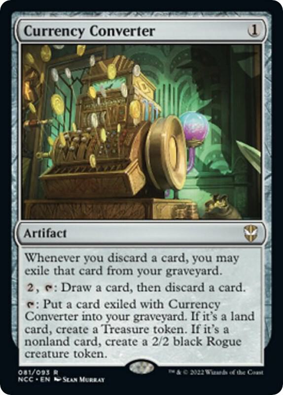 Currency Converter 81 card from Commander: Streets of New Capenna