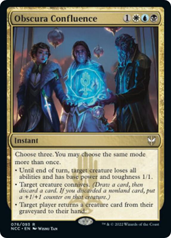Obscura Confluence 76 card from Commander: Streets of New Capenna