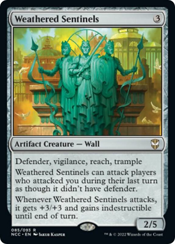 Weathered Sentinels 85 card from Commander: Streets of New Capenna