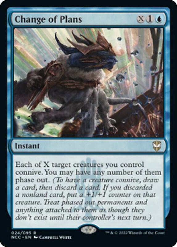 Change of Plans 24 card from Commander: Streets of New Capenna