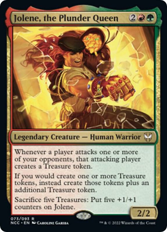Jolene, the Plunder Queen 73 card from Commander: Streets of New Capenna