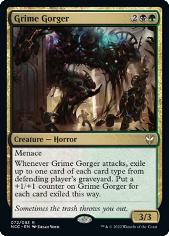 Grime Gorger 72 card from Commander: Streets of New Capenna