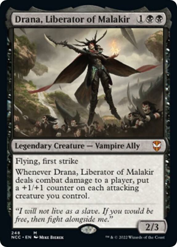 Drana, Liberator of Malakir 248 card from Commander: Streets of New Capenna