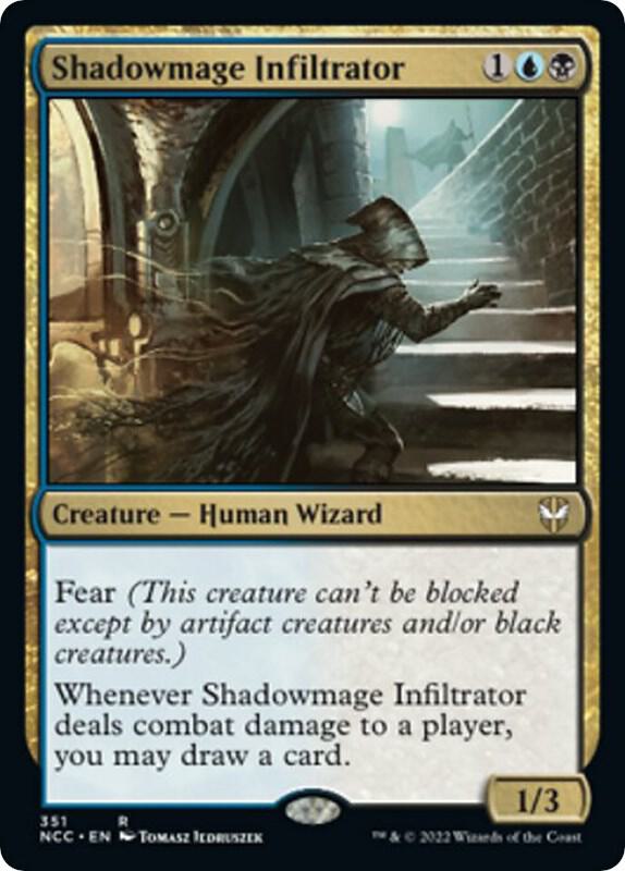 Shadowmage Infiltrator 351 card from Commander: Streets of New Capenna