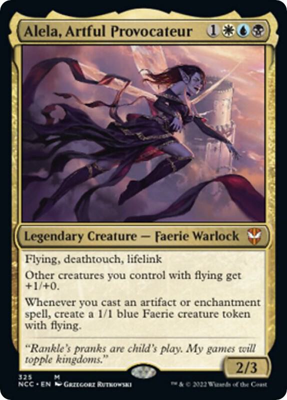 Alela, Artful Provocateur 325 card from Commander: Streets of New Capenna