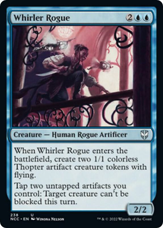 Whirler Rogue 238 card from Commander: Streets of New Capenna