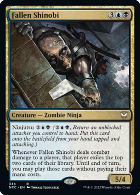 Fallen Shinobi 338 card from Commander: Streets of New Capenna