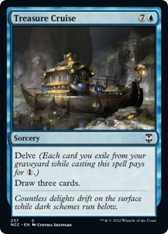 Treasure Cruise 237 card from Commander: Streets of New Capenna