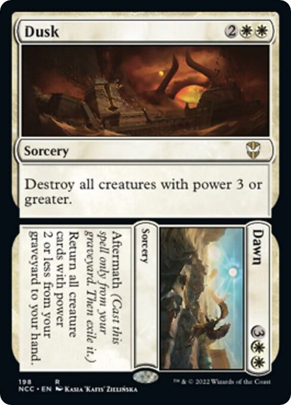 Dusk // Dawn 198 card from Commander: Streets of New Capenna