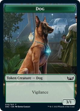 Dog Token 10 card from Streets of New Capenna