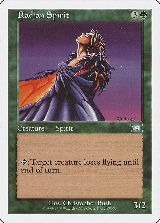Radjan Spirit 245 card from Classic Sixth Edition