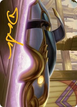 Mysterious Limousine Art Card (Gold-Stamped Signature) 6 card from Art Series: Streets of New Capenna