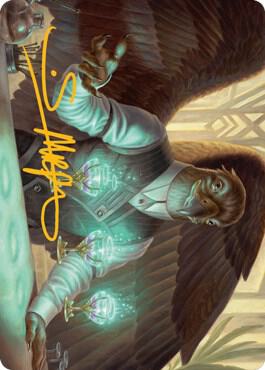 Speakeasy Server Art Card (Gold-Stamped Signature) 9 card from Art Series: Streets of New Capenna
