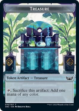 Treasure Token 16 card from Streets of New Capenna