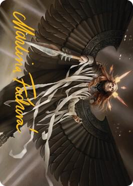 Angel of Suffering Art Card (Gold-Stamped Signature) 16 card from Art Series: Streets of New Capenna